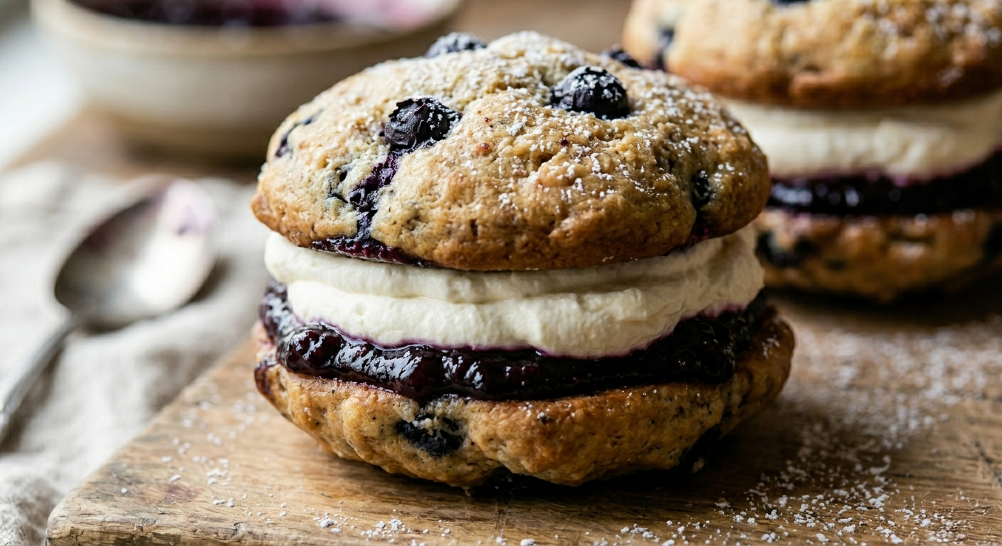 RECIPE: Blueberry Muffin Top Sandwiches