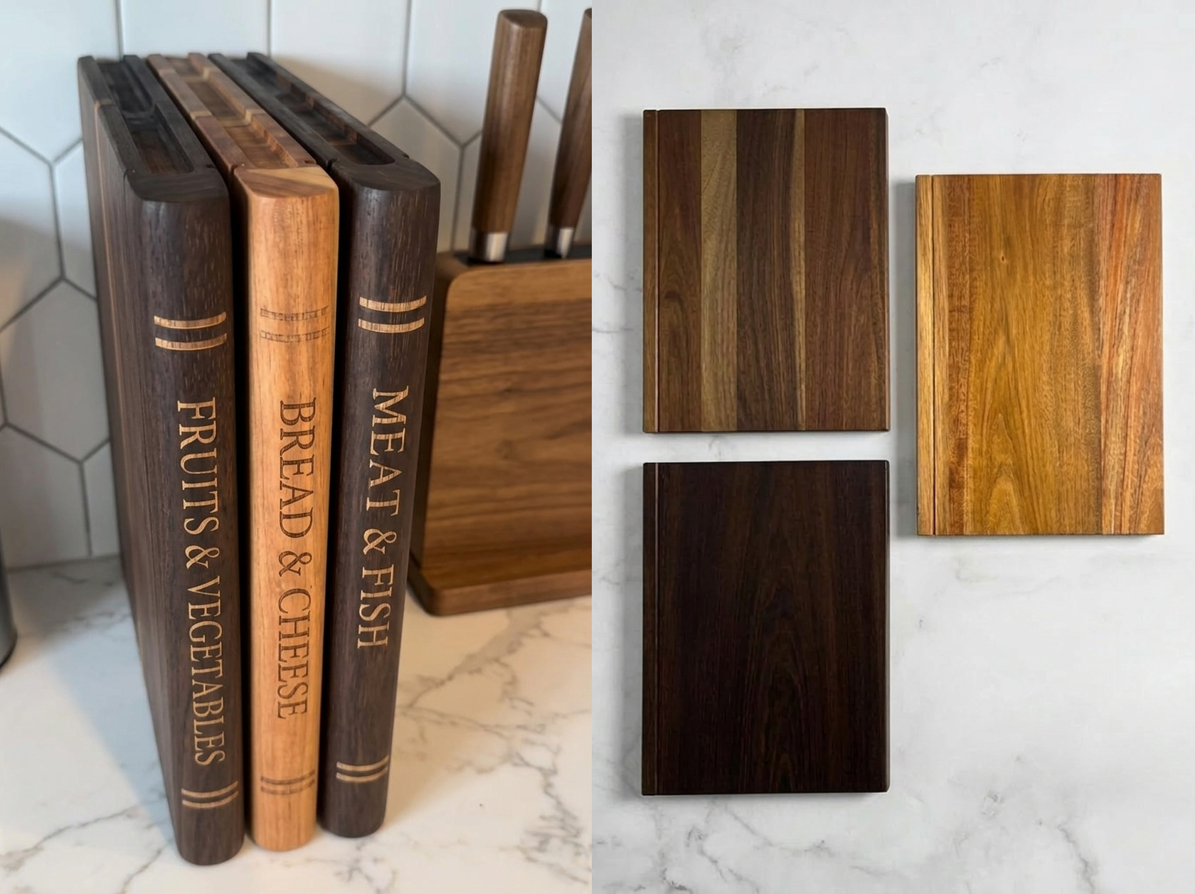 These Book-Shaped Cutting Boards are the Best Way to Add Whimsy to Your Kitchen